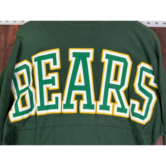 Baylor Bears Spirit Jersey Style Long Sleeve Shirt‎ Green Gold Adult Small NCAA - Picture 3 of 7